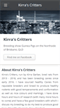 Mobile Screenshot of kirrascritters.com
